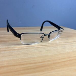 Nike 8165 Eyeglass Unisex Gray Metal Rectangular Half Rim 53-17-140 Frame Only